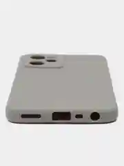 Розовый чехол для Realme C35, силиконовый, цветной, матовый
