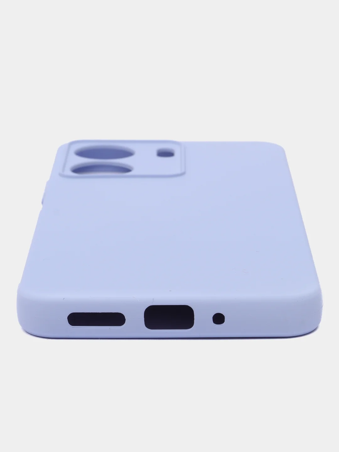 Небесно-голубой чехол Silicone Cover для Xiaomi Redmi 13C / Poco C65, Редми 13С / Поко С65, силиконовый