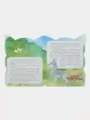 Мини сказка на татарском и русском языках. Добрый волчонок
