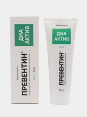 Зубная паста Превентин ДИА Актив профилактика воспалительных процессов, мята, 75 мл