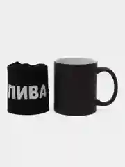 Золотой подарочный набор "Пива мне" (кружка хамелеон + носки)