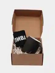 Золотой подарочный набор "Пива мне" (кружка хамелеон + носки)