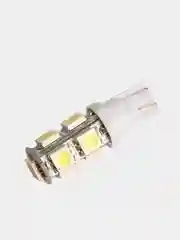 Лампа светодиодная(LED) 12V W5W W2.1*9.5d 9-SMD, 1 шт