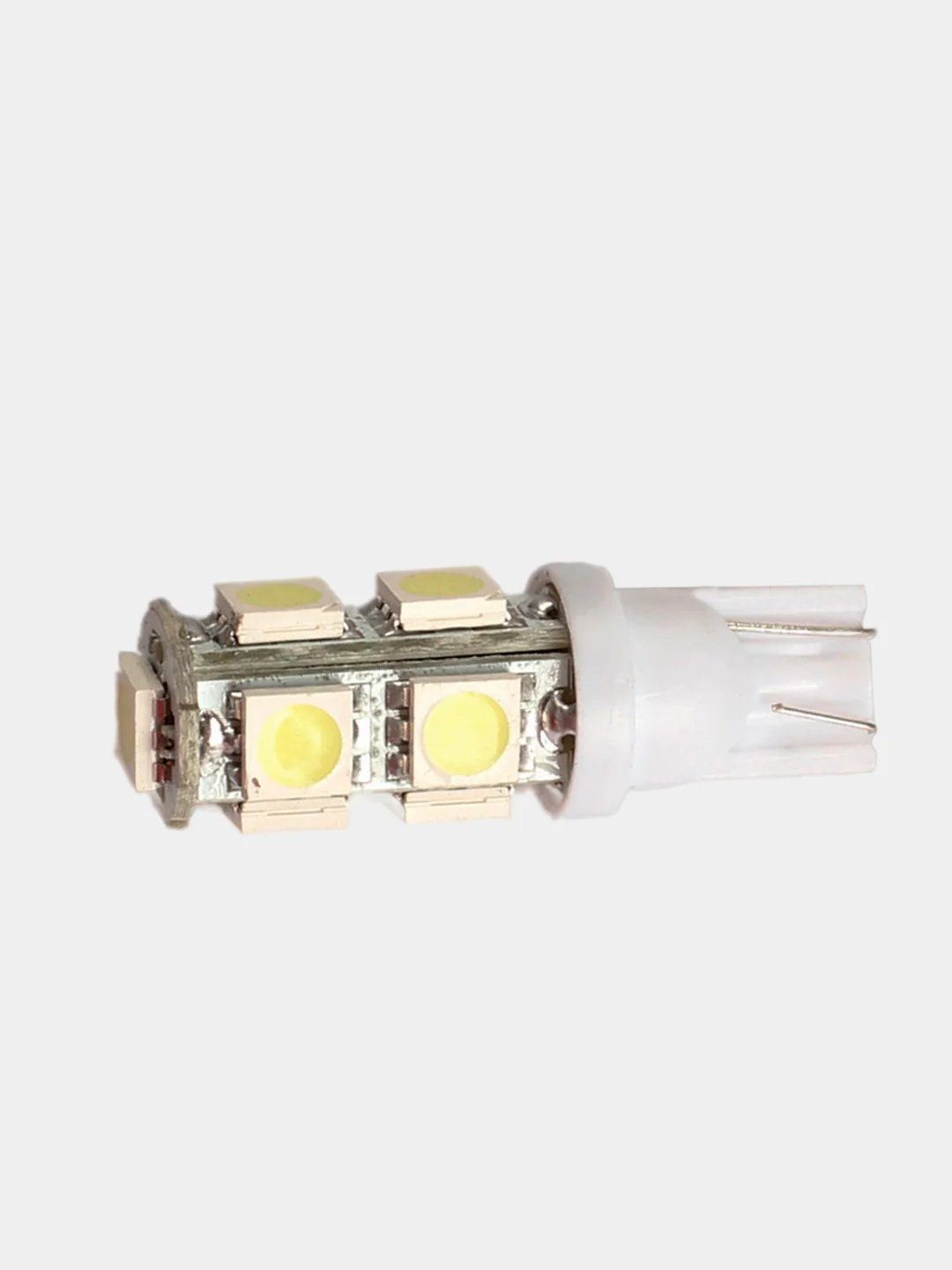 Лампа светодиодная(LED) 12V W5W W2.1*9.5d 9-SMD, 1 шт