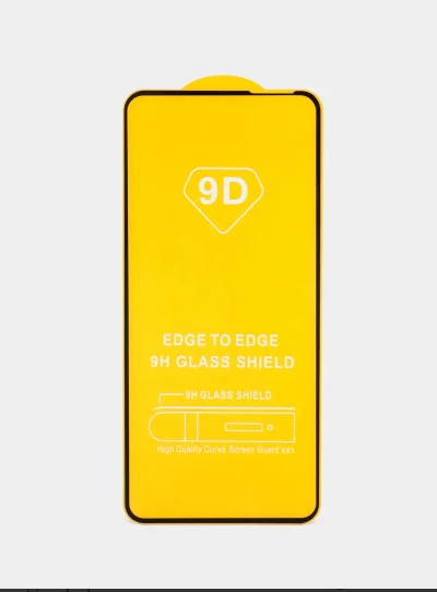 Черный защитное стекло 9D для Tecno POVA 6 / Pova 6 Pro 5G (Техно Пова 6 Про)