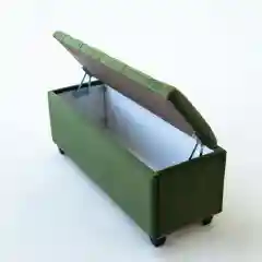 Терракотовый пуф банкетка с ящиком для хранения Классик