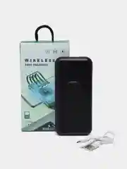 Внешний аккумулятор ,Повербанк на 20000 mah с беспроводной зарядкой