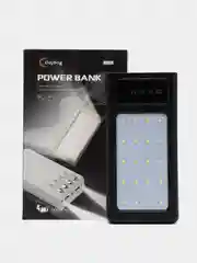 Power bank 50000 mah с быстрой зарядкой и фонарем , 4 кабеля и 4 USB порта