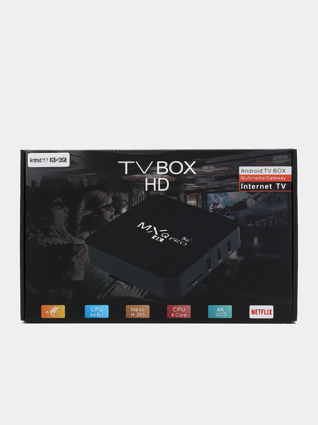 Цифровая Smart-TV приставка MXQ Pro 4K 5g 8 / 128GB Android TV
