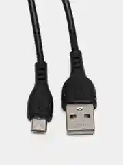 Черный кабель зарядный USB BOROFONE BX51 для micro, type-c, lightning