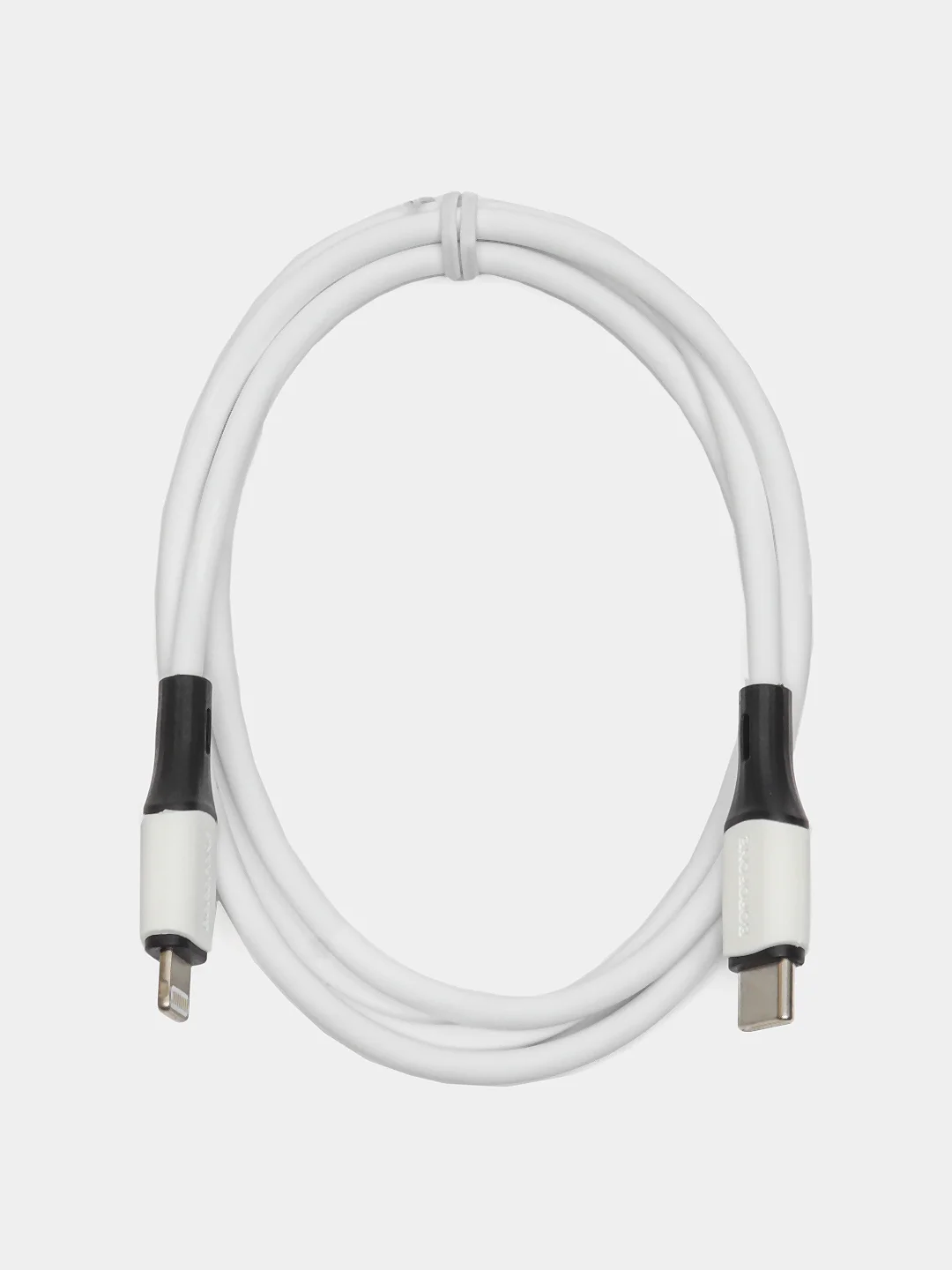 Белый кабель зарядный TYPE-C BOROFONE BX79 to lightning (iphone), c поддержкой быстрой зарядки