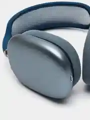 Голубой беспроводные наушники Air P Max c шумопадавлением и прозрачностью,анимация при подключении