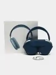 Голубой беспроводные наушники Air P Max c шумопадавлением и прозрачностью,анимация при подключении