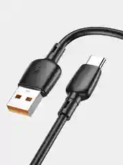 Черный кабель type-c usb для зарядки android 100 w (ватт)
