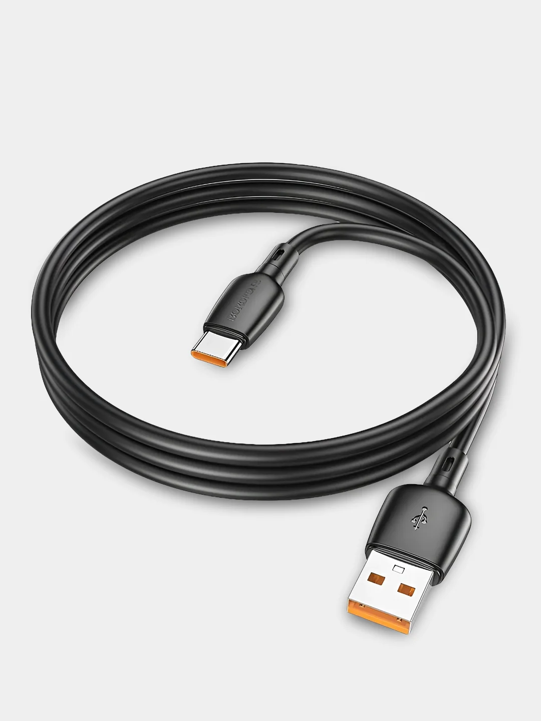 Черный кабель type-c usb для зарядки android 100 w (ватт)