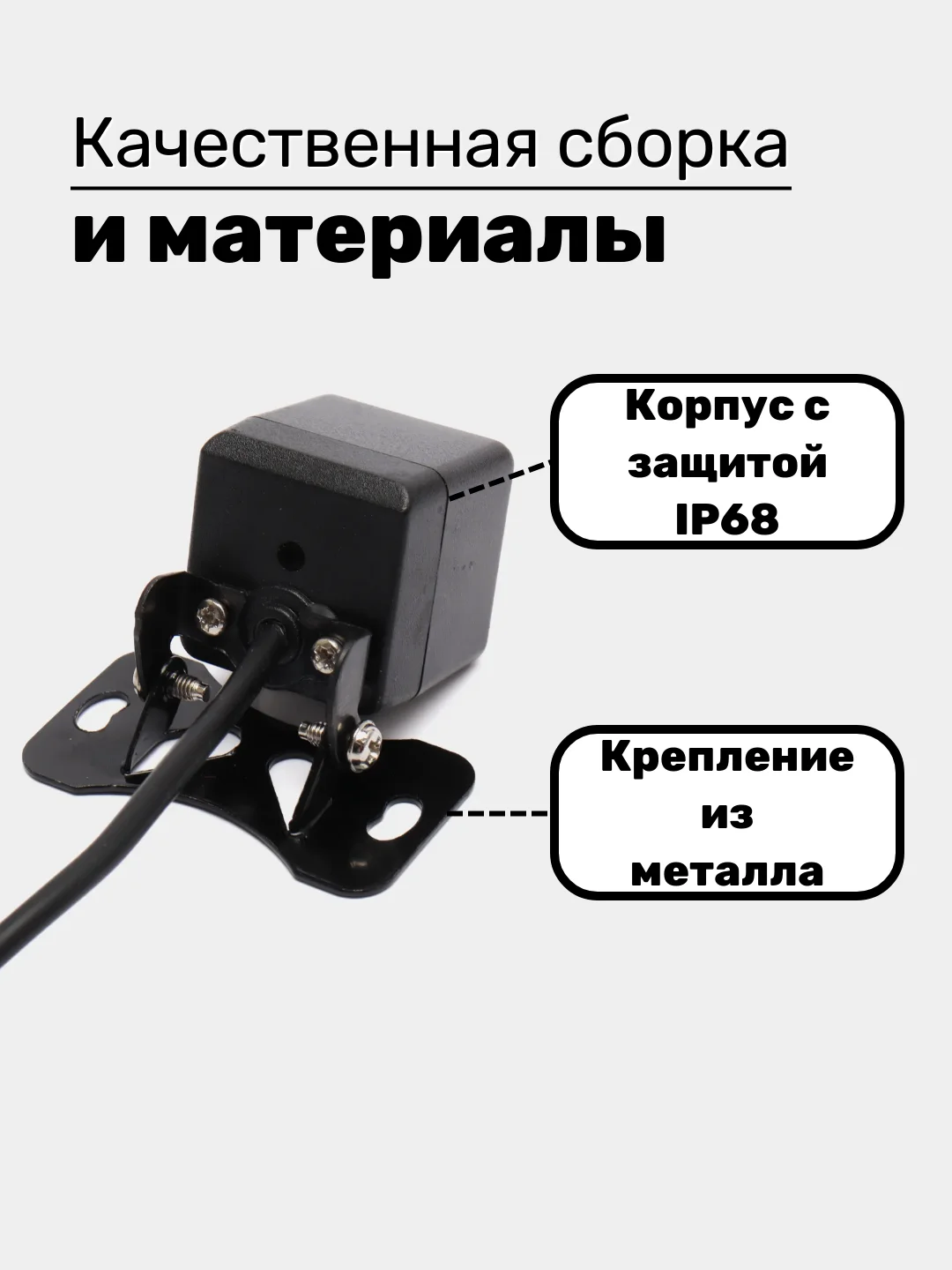 Камера заднего вида для авто с подствекой 12 светодиодов