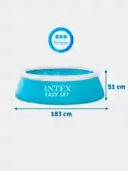 Бассейн Intex Easy Set, высота 51 см, диаметр 183 см, 886 л