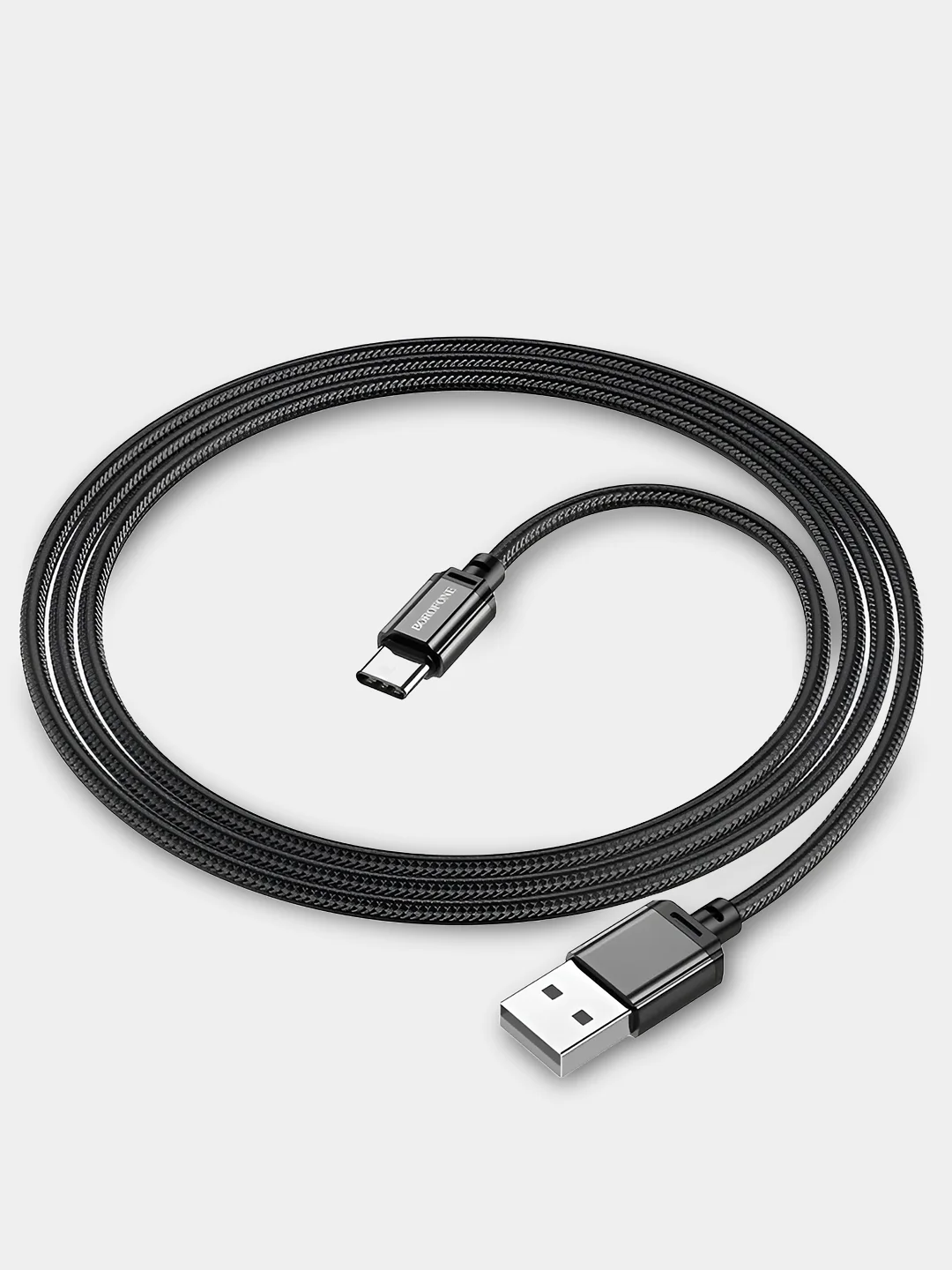 Черный кабель Type-c USB, быстрая зарядка на андроид