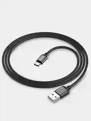 Черный кабель Type-c USB, быстрая зарядка на андроид