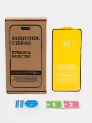 Черный защитное стекло 9D для Tecno POVA 6 / Pova 6 Pro 5G (Техно Пова 6 Про)