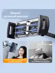 Черный усиленный Универсальный держатель для телефона и планшета, на столе или в кровати