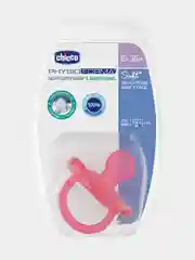 Пустышка CHICCO Physio Soft,1шт.,16-36мес,силикон,розовая