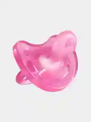 Пустышка CHICCO Physio Soft,1шт.,16-36мес,силикон,розовая