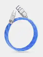 Синий кабель Usb-Lightning быстрая зарядка на айфон