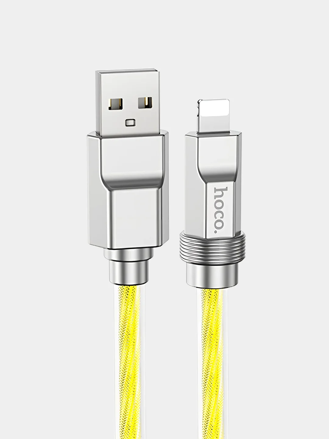 Золотой кабель Usb-Lightning быстрая зарядка на айфон