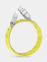 Золотой кабель Usb-Lightning быстрая зарядка на айфон