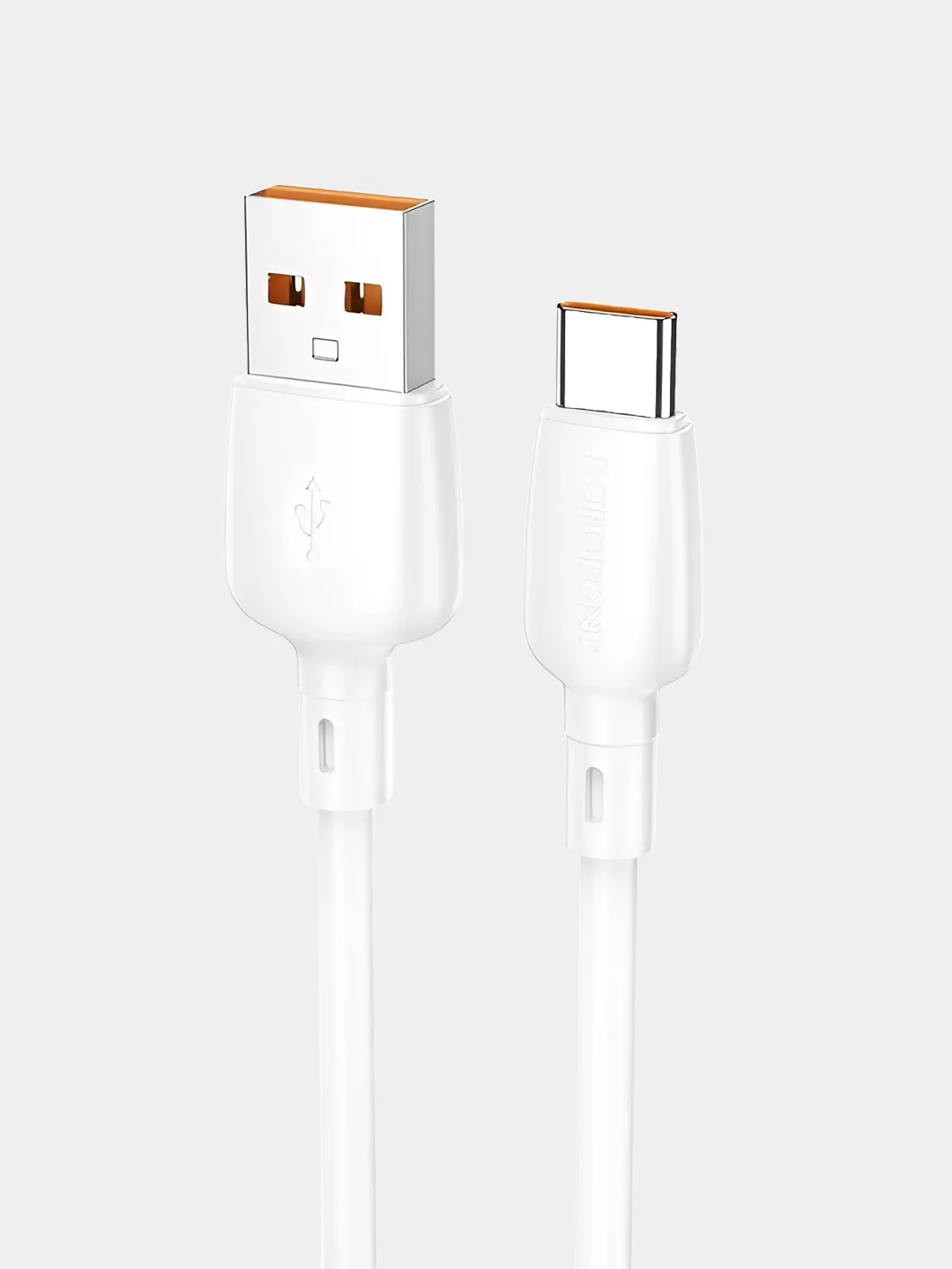 Белый кабель type-c usb для зарядки android 100 w (ватт)