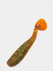 Зеленый виброхвост Yaman Legend Minnow 5-10,5 см силиконовая приманка