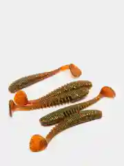 Зеленый виброхвост Yaman Legend Minnow 5-10,5 см силиконовая приманка