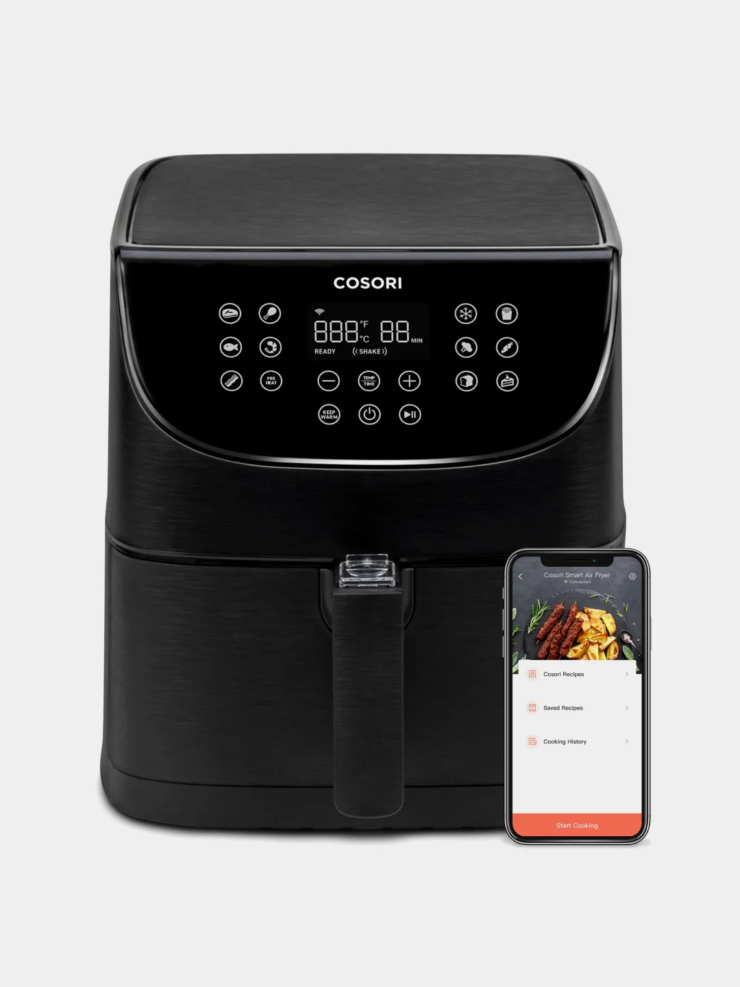Аэрогриль Cosori Smart Air Fryer CS158-AF 5,5л Черный