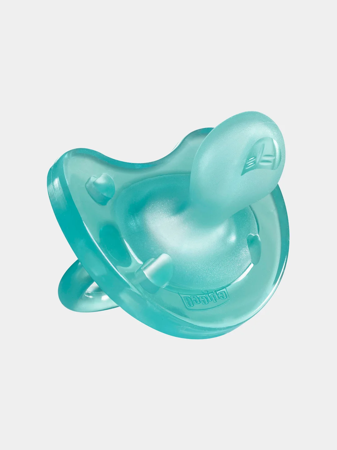 Пустышка CHICCO Physio Soft,1шт.,16-36мес.,силикон,голубая