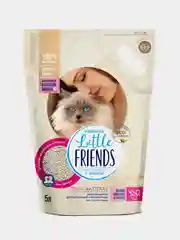 Наполнитель растительный комкующийся для туалета кошек Little Friends Tofu Natural, 2,5 кг