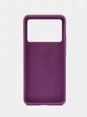 Фиолетовый чехол для Xiaomi Poco X6 Pro 5G / Поко Х6 Про 5G не впитывающий загрязнения