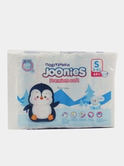 Подгузники Joonies Premium Soft размер S (3-6кг) 64шт