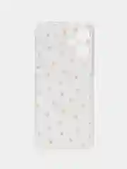 Коралловый меланж силиконовый чехол на Tecno Pova Neo 3 / Текно Пова Нео 3 прозрачный, с рисунком