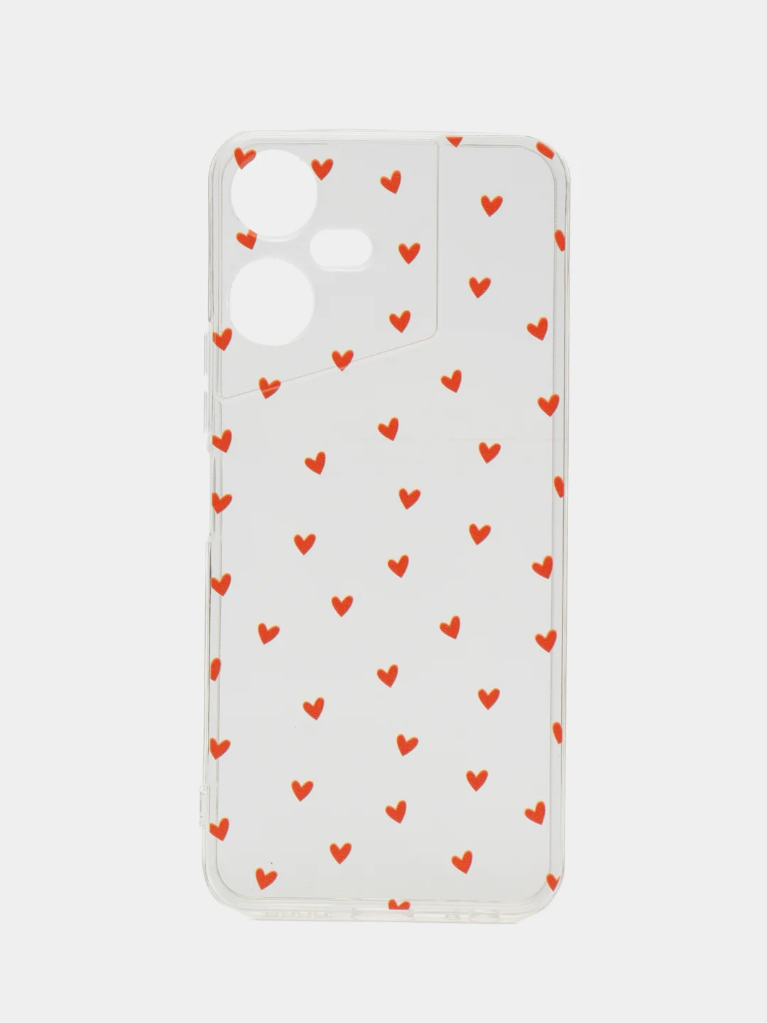 Коралловый меланж силиконовый чехол на Tecno Pova Neo 3 / Текно Пова Нео 3 прозрачный, с рисунком