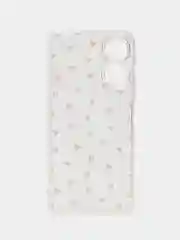 Коралловый меланж чехол на Xiaomi Redmi 13C/Poco C65 / Сяоми Редми 13C/Поко С65 прозрачный, защита камеры