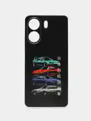 Хром чехол на Xiaomi Redmi 13C/Poco C65 / Сяоми Редми 13C/Поко С65 прозрачный, защита камеры