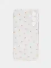 Коралловый меланж силиконовый чехол на Samsung Galaxy A54 5G / Самсунг A54 прозрачный, с рисунком
