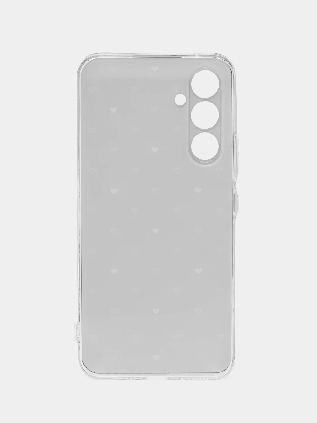 Черный силиконовый чехол на Samsung Galaxy A54 5G / Самсунг A54 прозрачный, с рисунком
