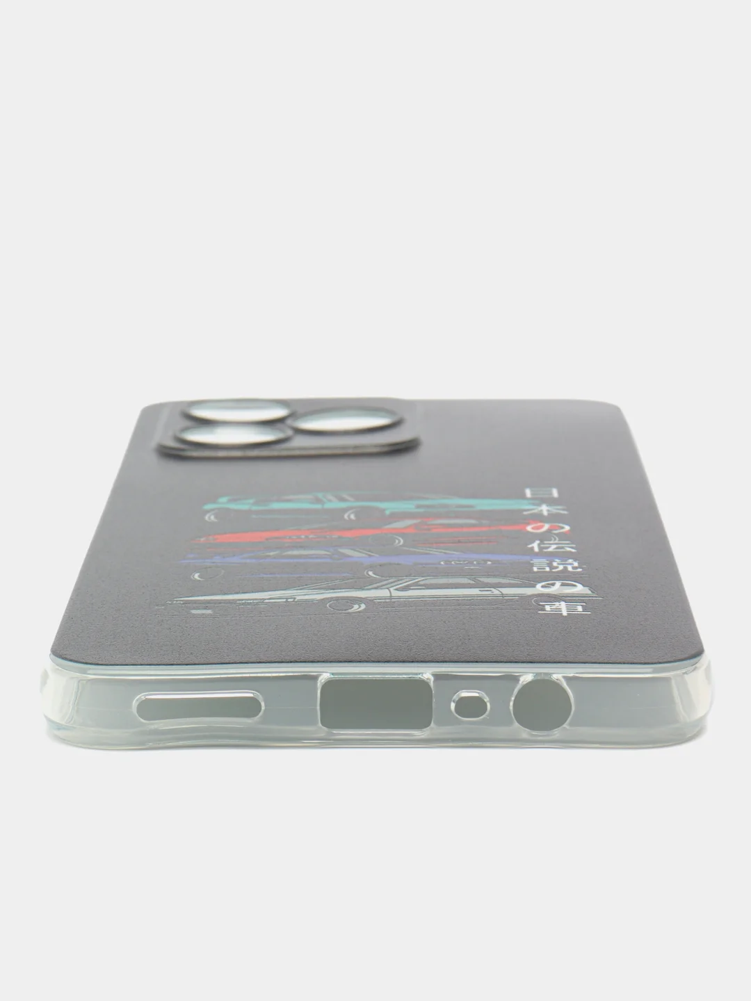 Хром силиконовый чехол на Realme C53/C51/Note 50 / Реалми С53/С51/Нот 50 прозрачный, с рисунком