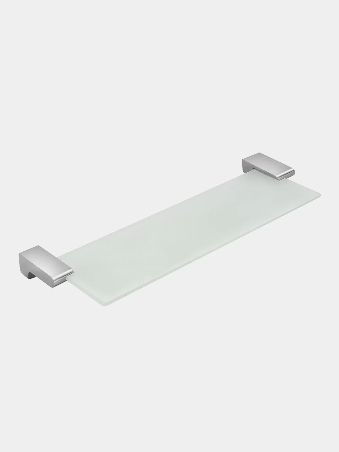 Хром 2552.389 Полка стеклянная Solinne, B-85711, хром, стекло-сатин, Коллекция Mirror