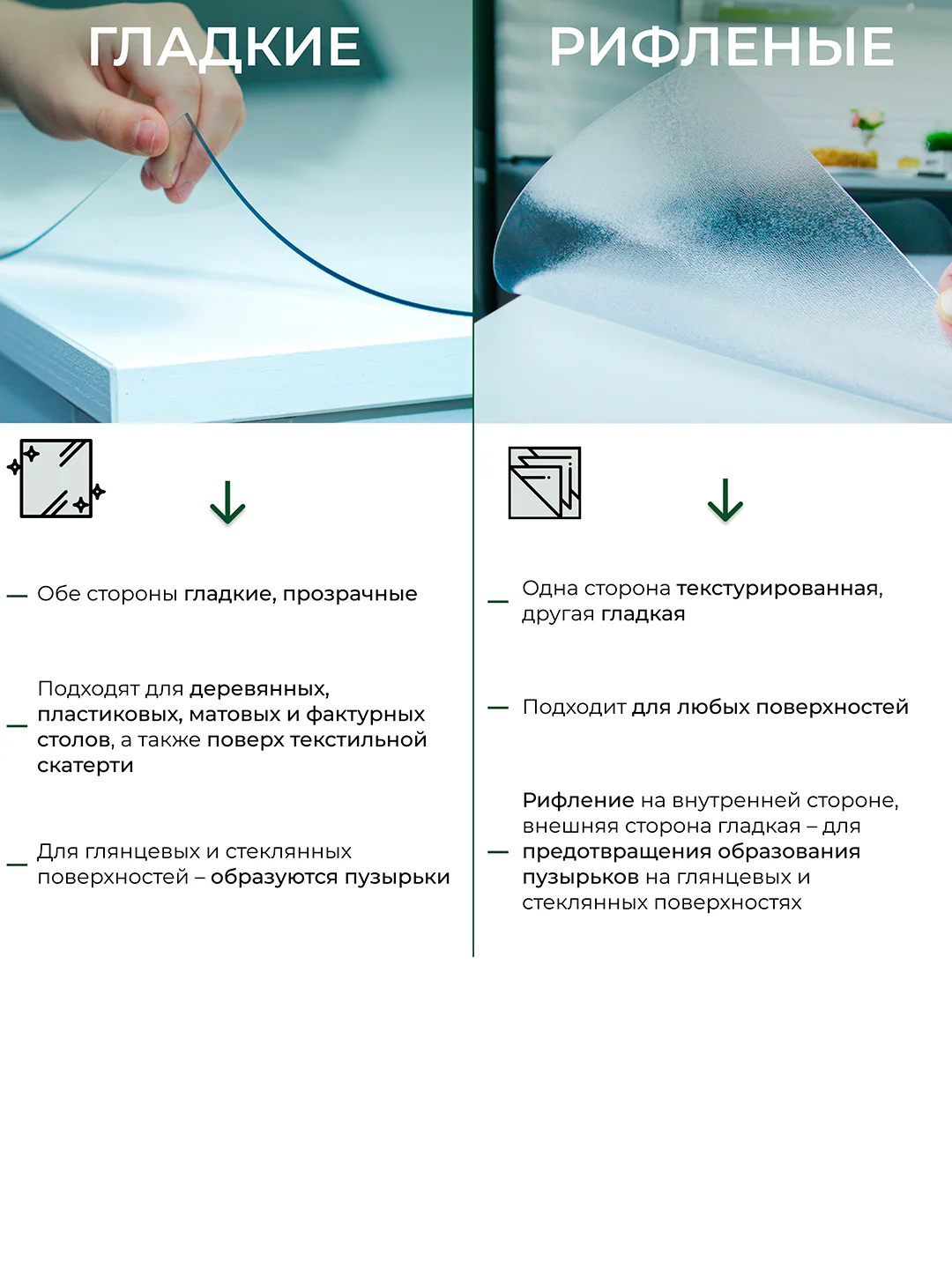 Силиконовая скатерть на стол круглая, защитная пленка/гибкое/мягкое стекло, толщина 1,8 мм