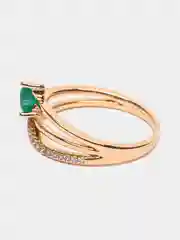 Лесной зеленый кольцо золочение Xuping Jewelry
