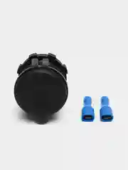 Зеленый usb вместо прикуривателя с вольтметром