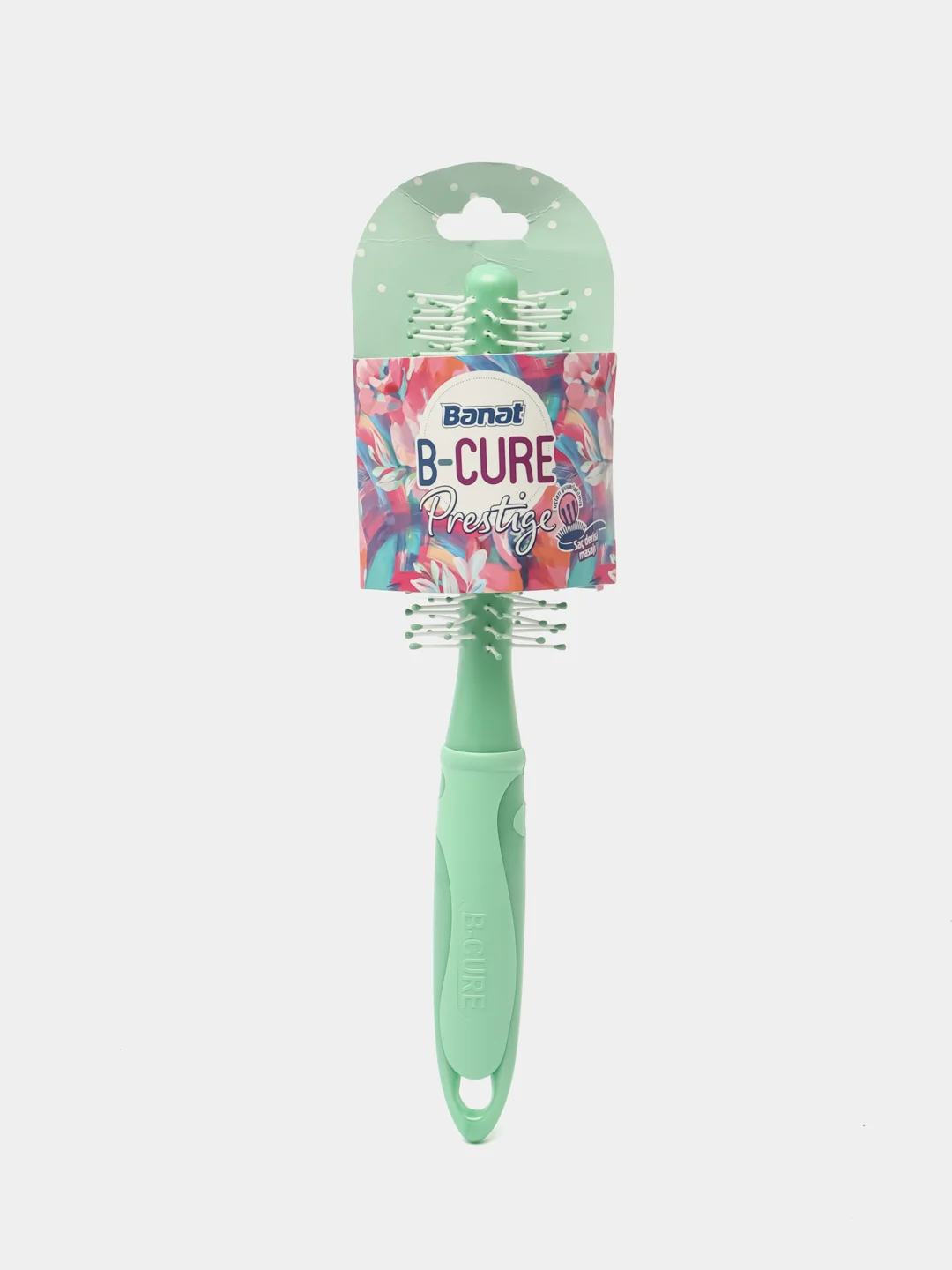 Мятный расческа для волос массажная "Banat" B-CURE PRESTIGE 683